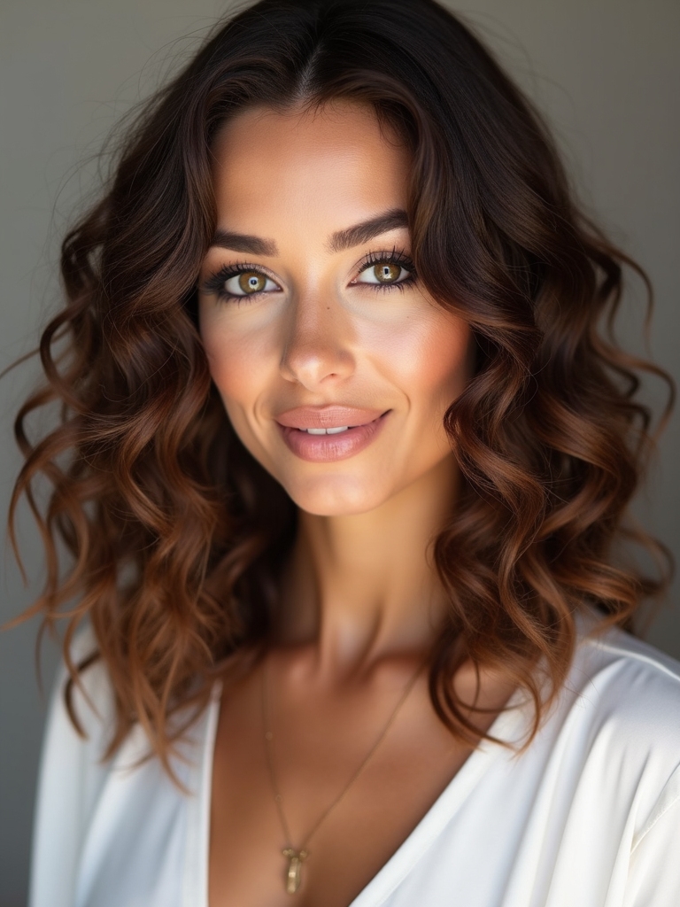 textured waves for bridal glow