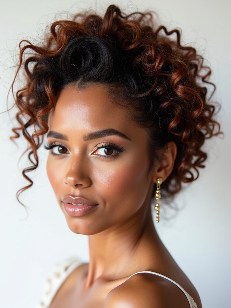 tight curls updo techniques