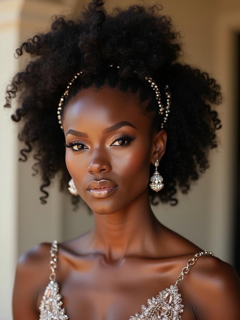 timeless braided coronets shine