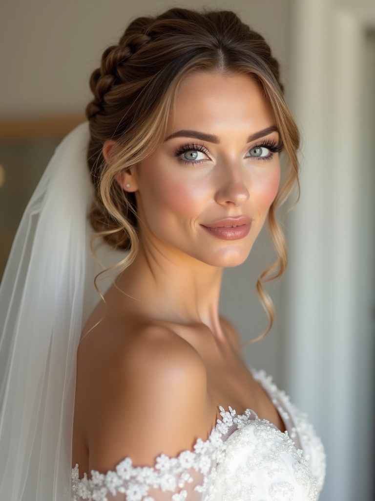 timeless braided half down hairstyle