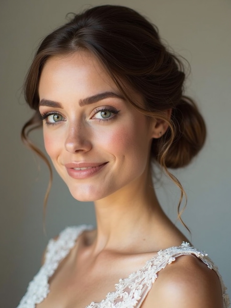 timeless bridal bun styles