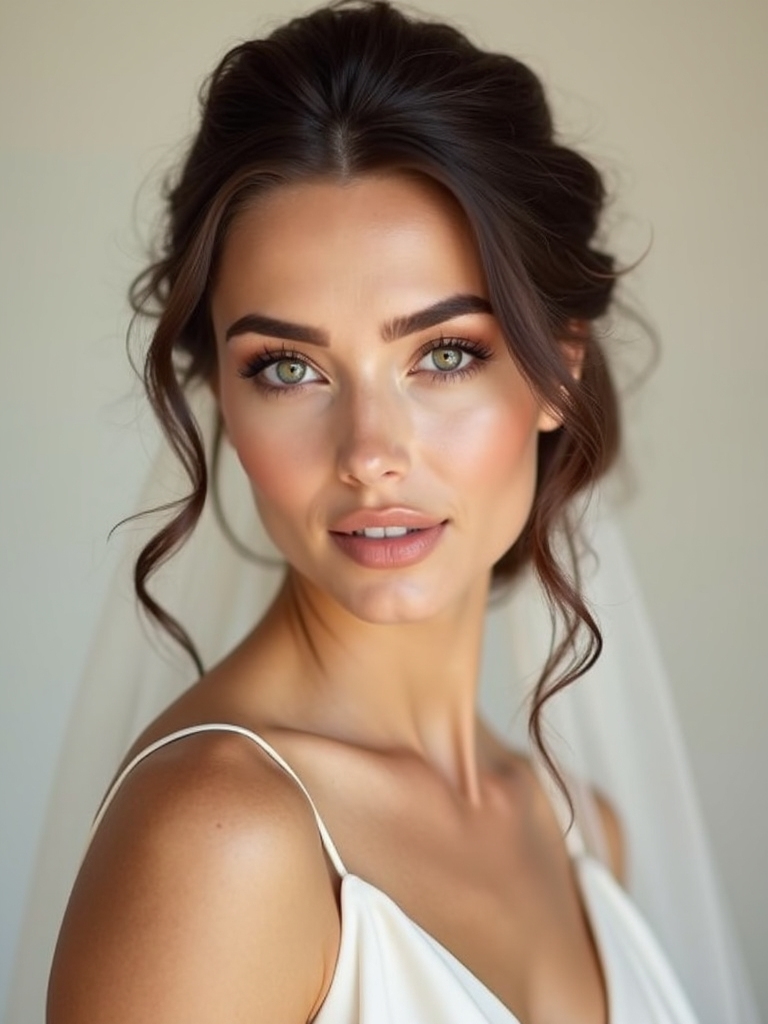 timeless bridal elegance look