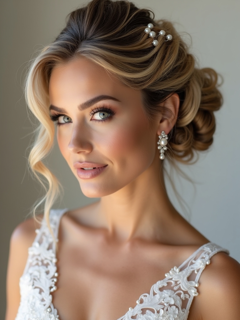 timeless bridal hair accents