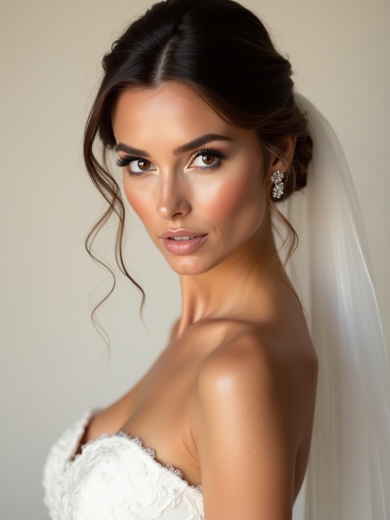 timeless bridal makeup glow