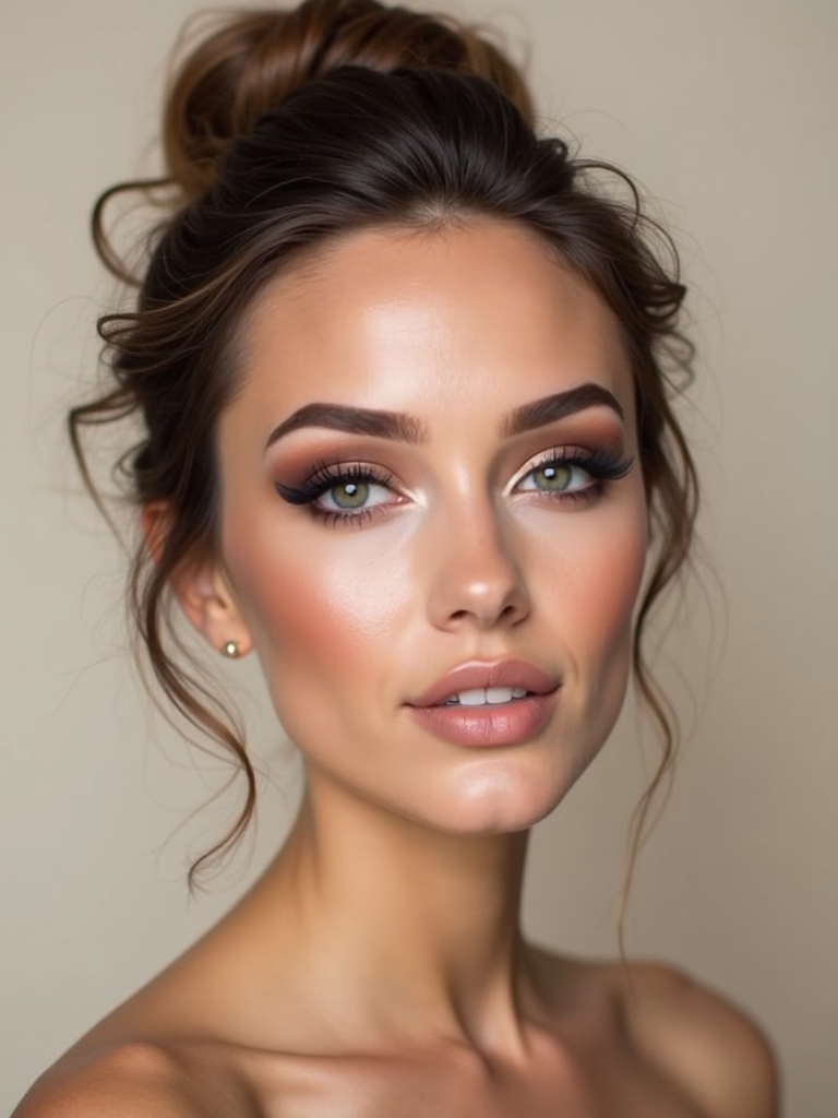 timeless bridal smoky eye