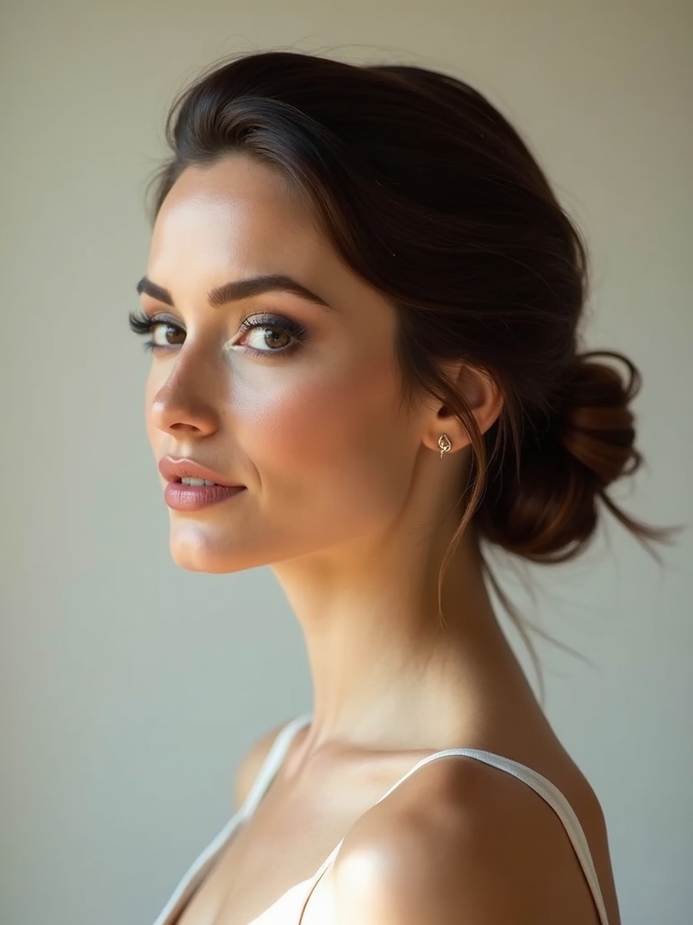 timeless elegant bridal hairstyle