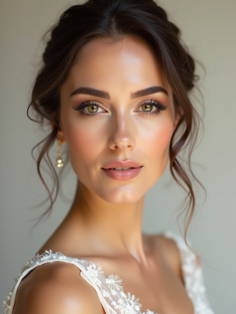 timeless elegant bridal makeup