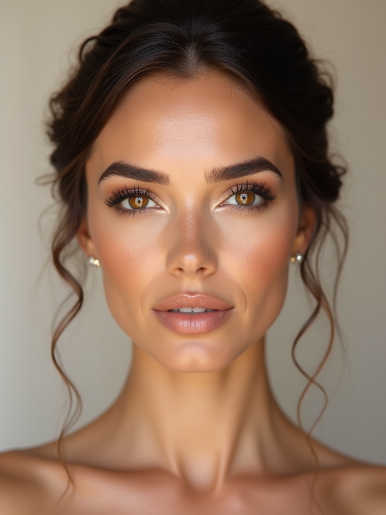 timeless elegant bridal makeup