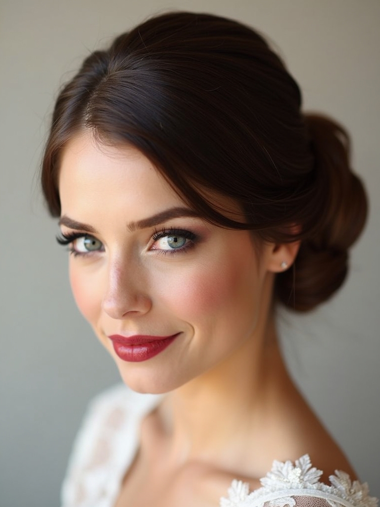 timeless elegant bridal updos
