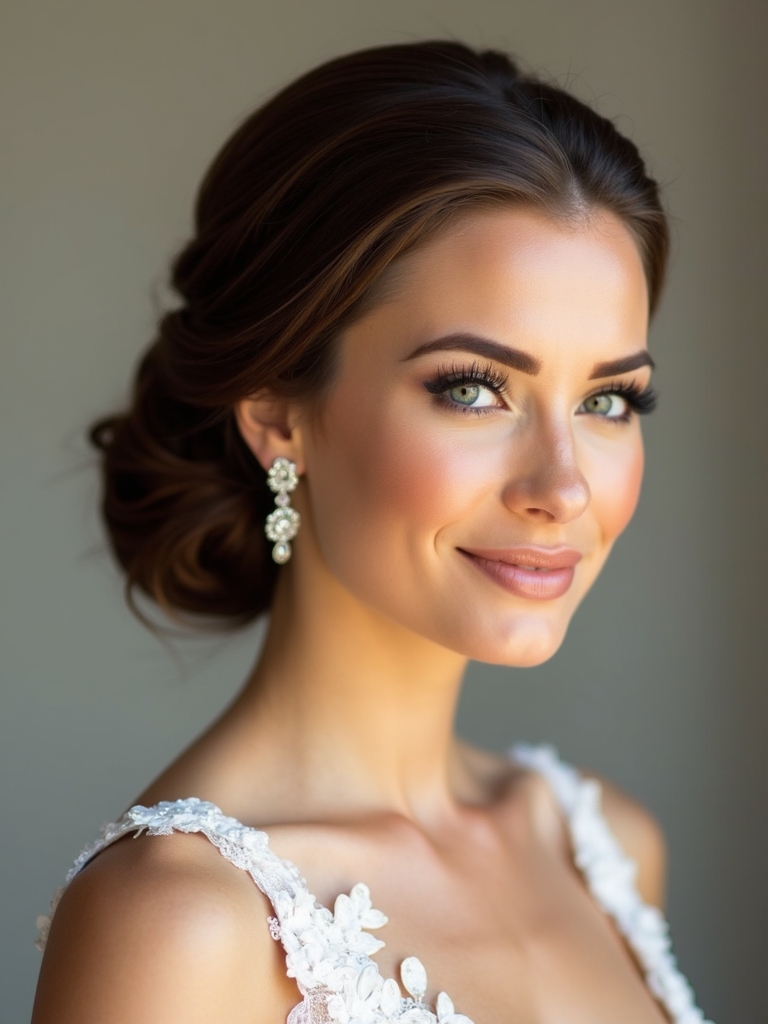 timeless elegant bridal updos