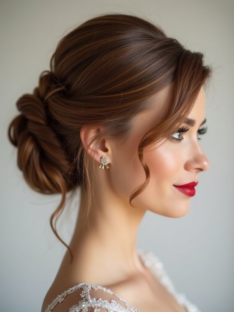 timeless elegant bridal updos