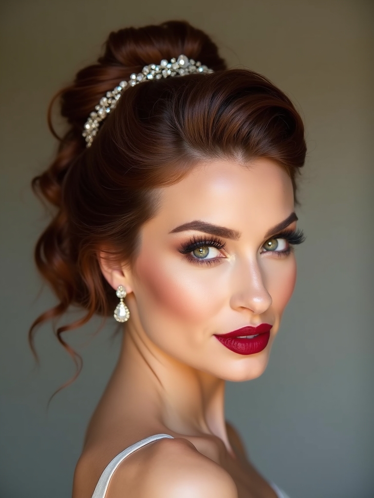 timeless elegant bridal updos