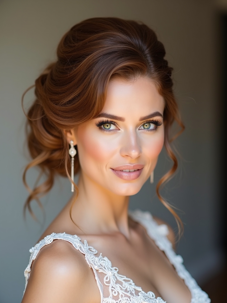timeless elegant textured updos