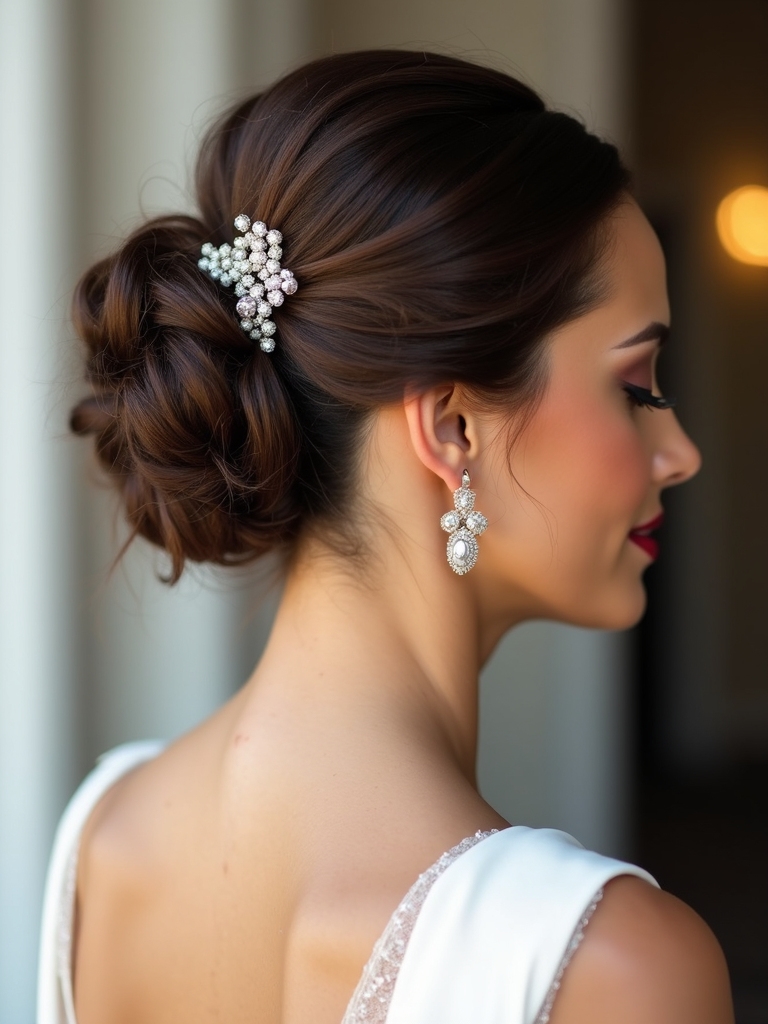 timeless elegant updo styles