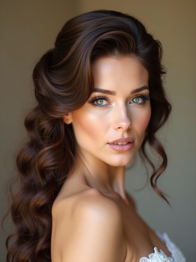 timeless glam updo styles