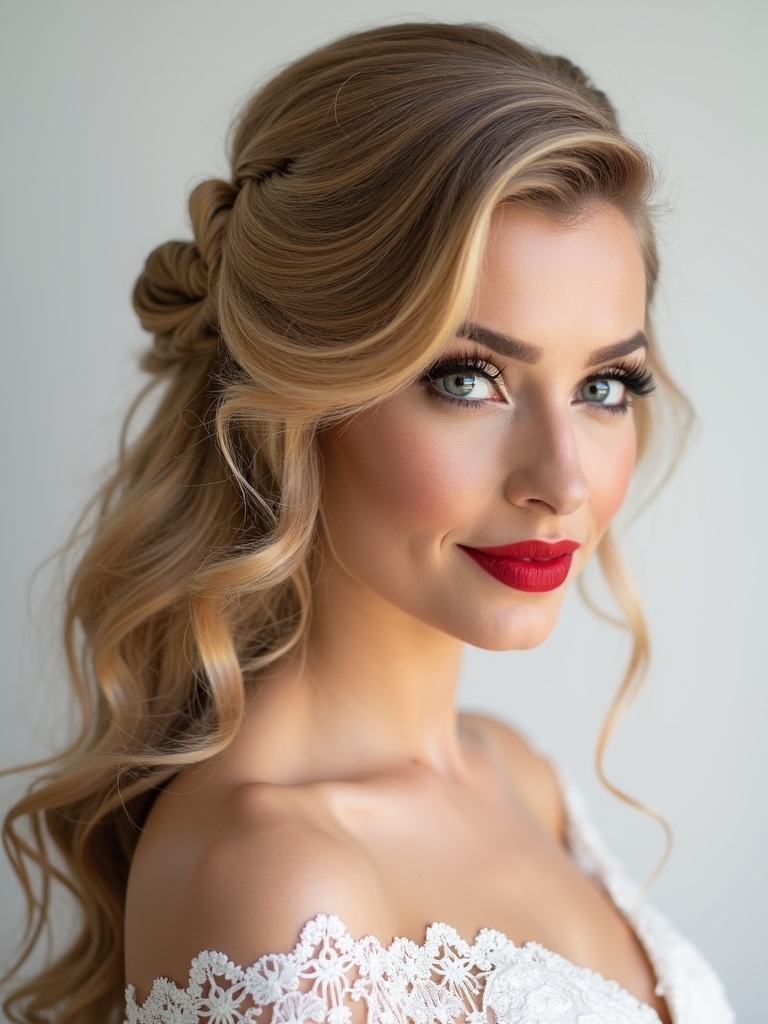 timeless glam with modern twist