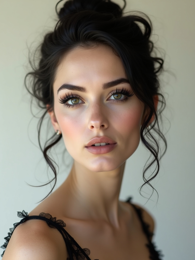 timeless goth bridal elegance