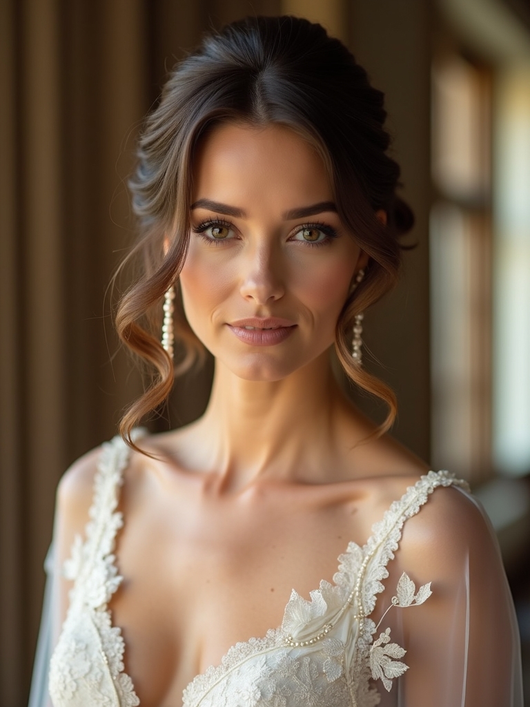 timeless low chignon styles
