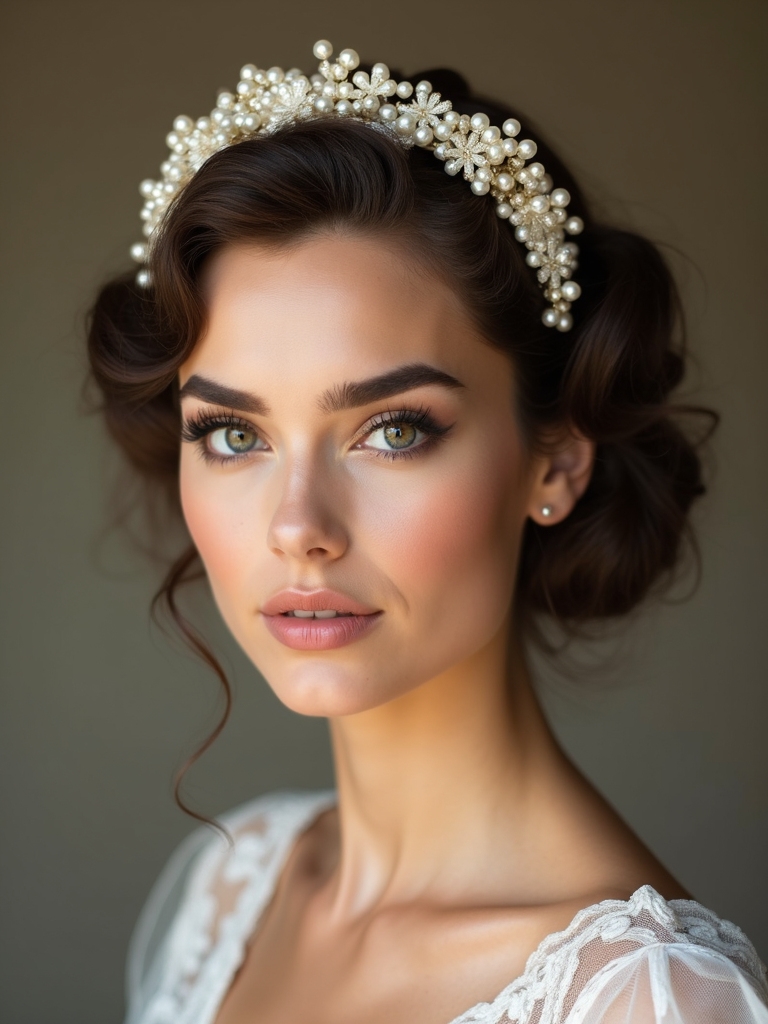 timeless metallic elegance crowns