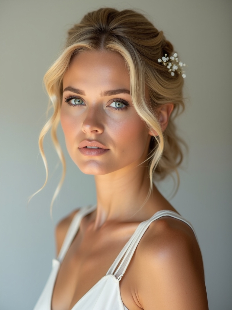 timeless minimalist bridal elegance