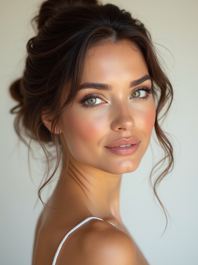 timeless natural bridal beauty