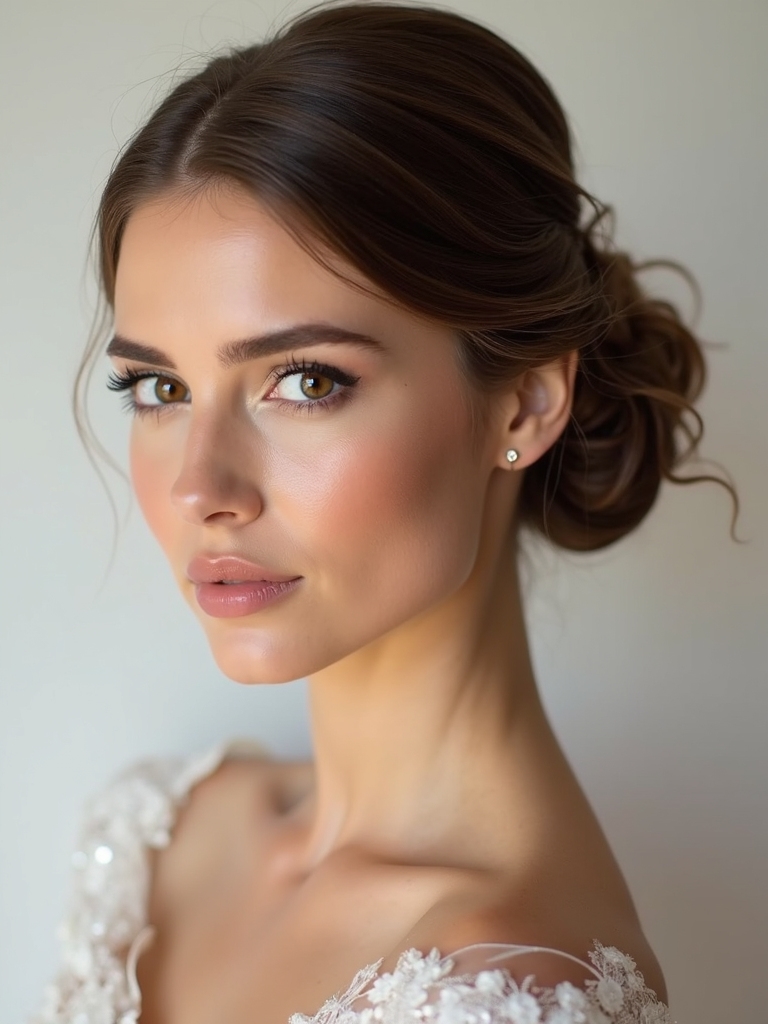 timeless polished chignon elegance