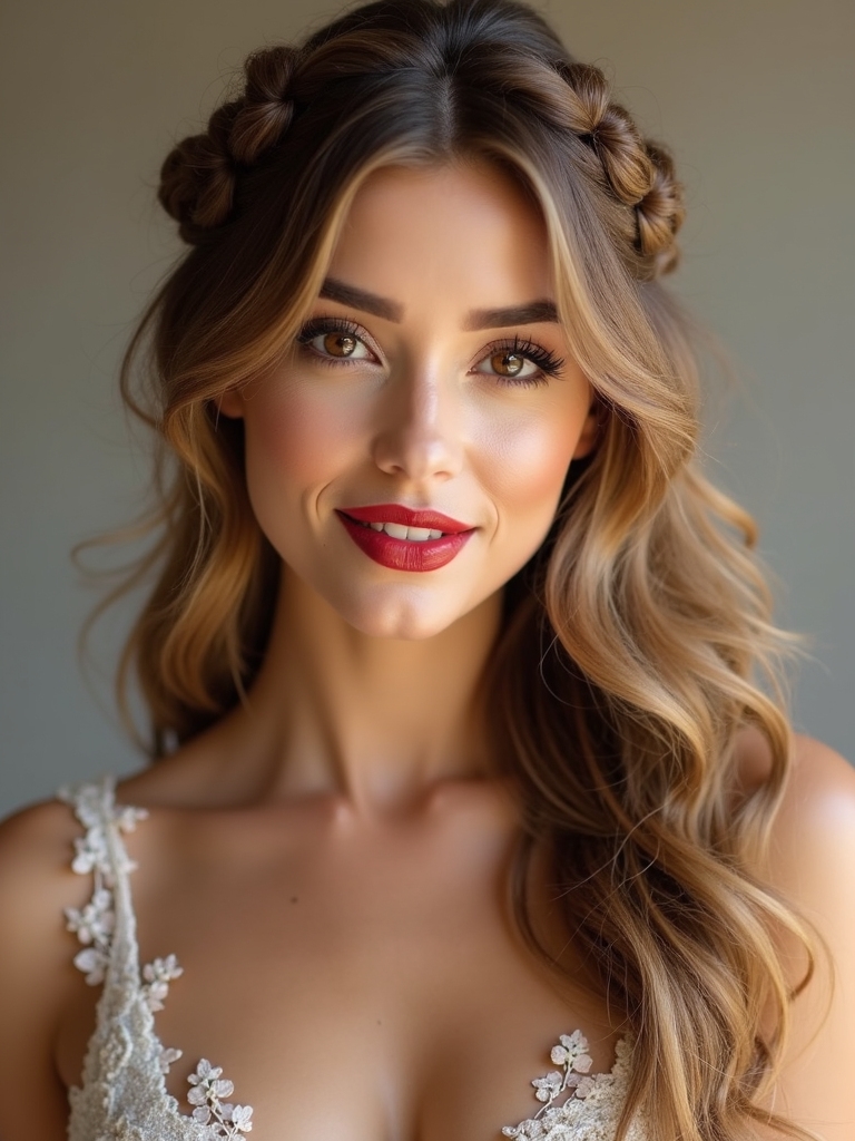 timeless romantic halo braid