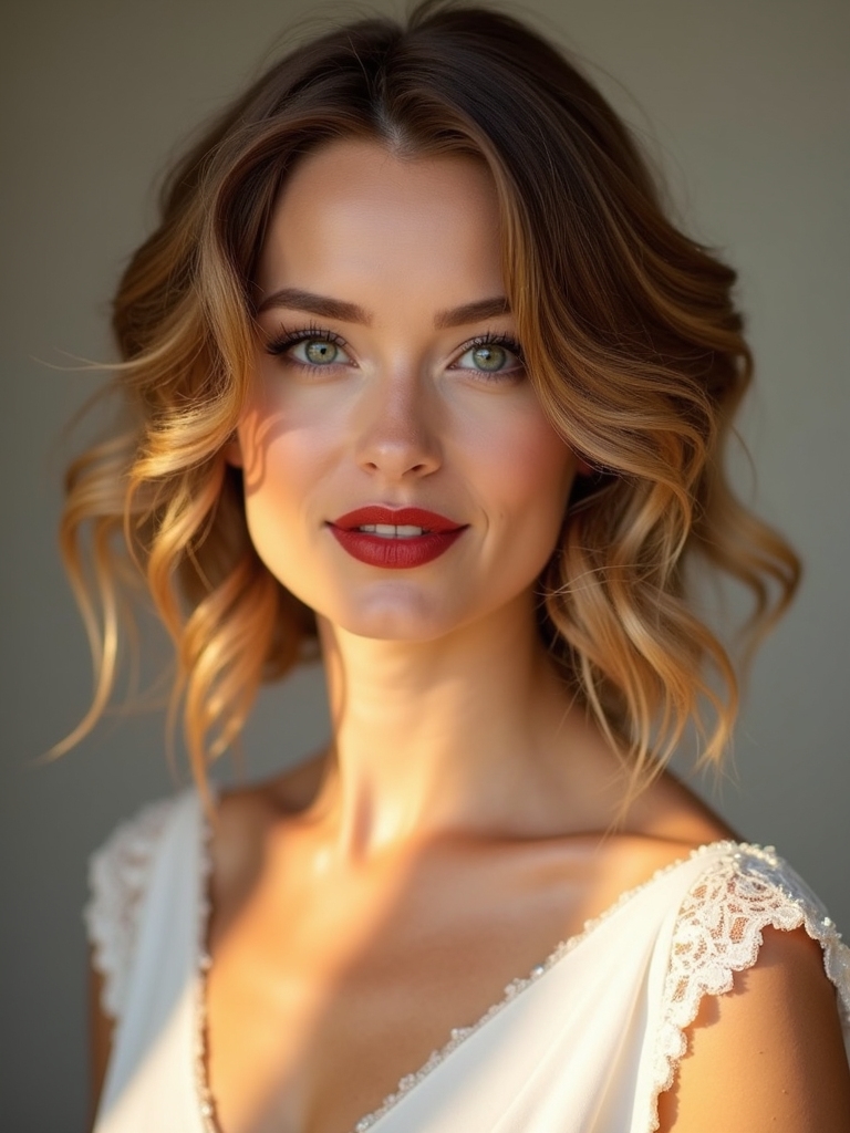 timeless romantic pinned curls