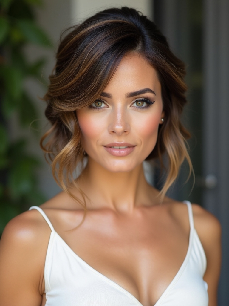 timeless short hair updos