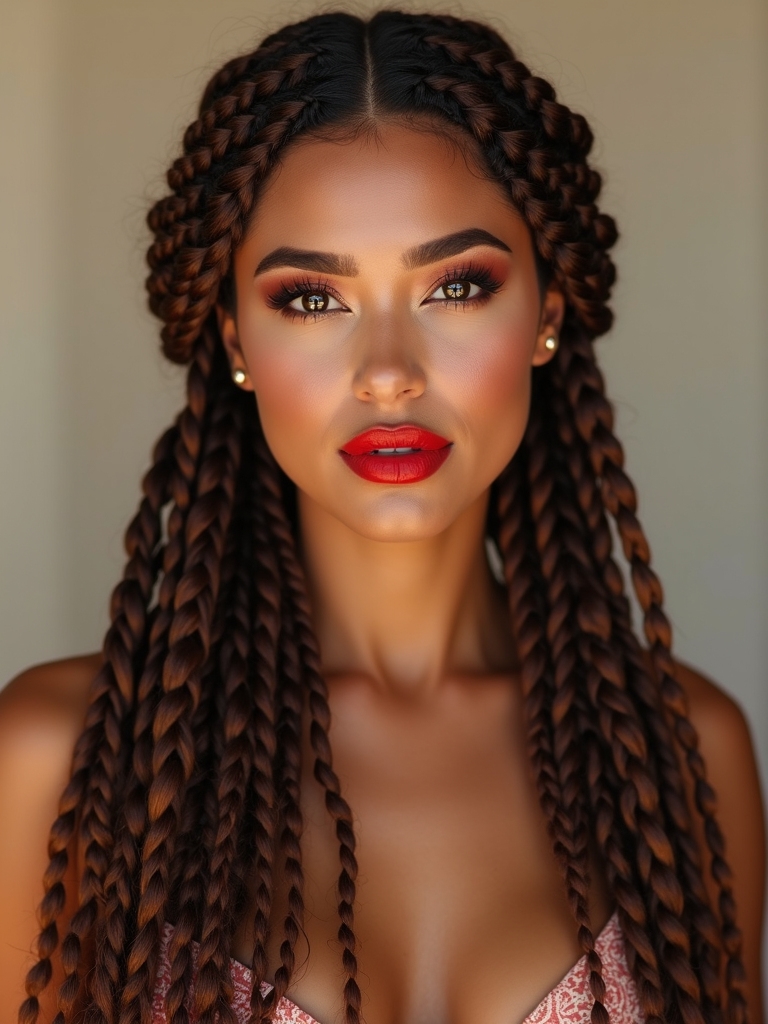 timeless textured braided elegance