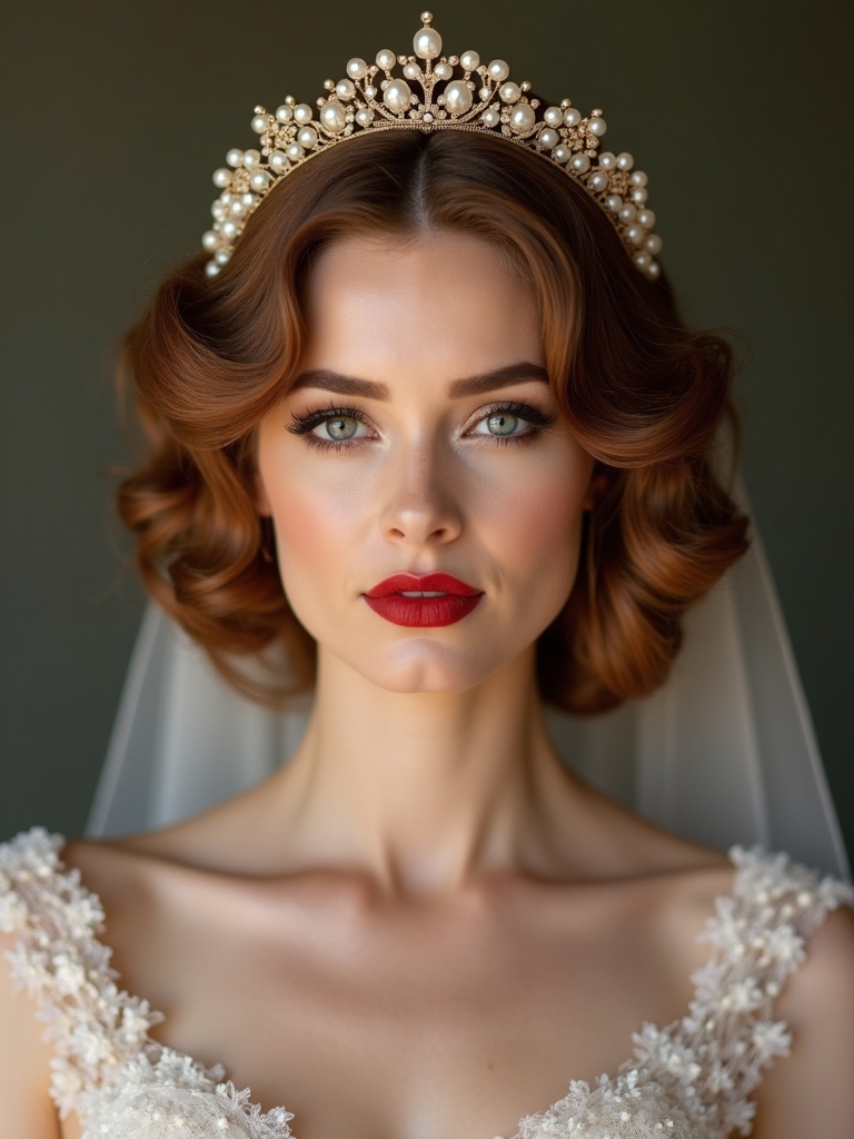 timeless vintage tiara elegance