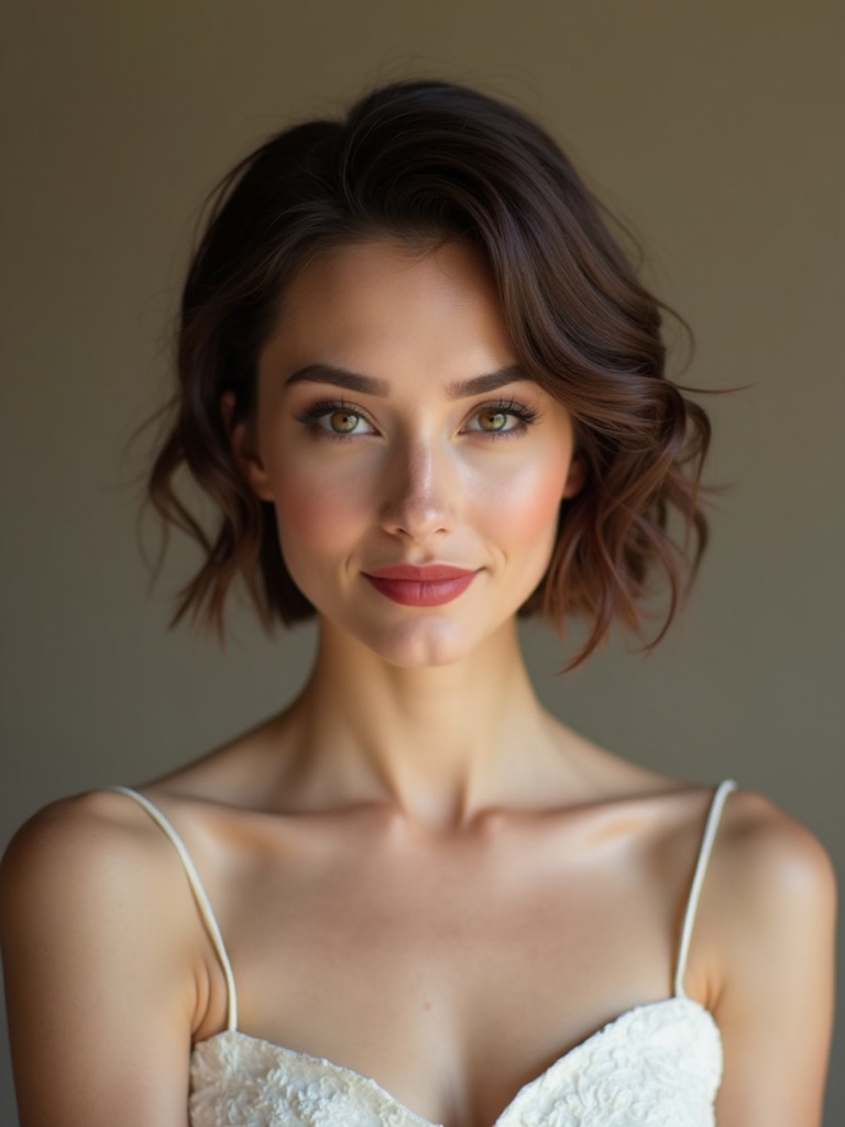 twist front tuxedo bow flair