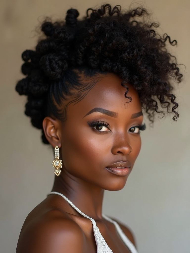 twisted faux mohawk drama
