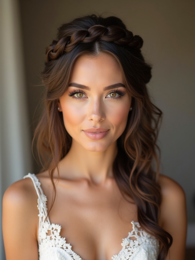 twisted halo braid elegance