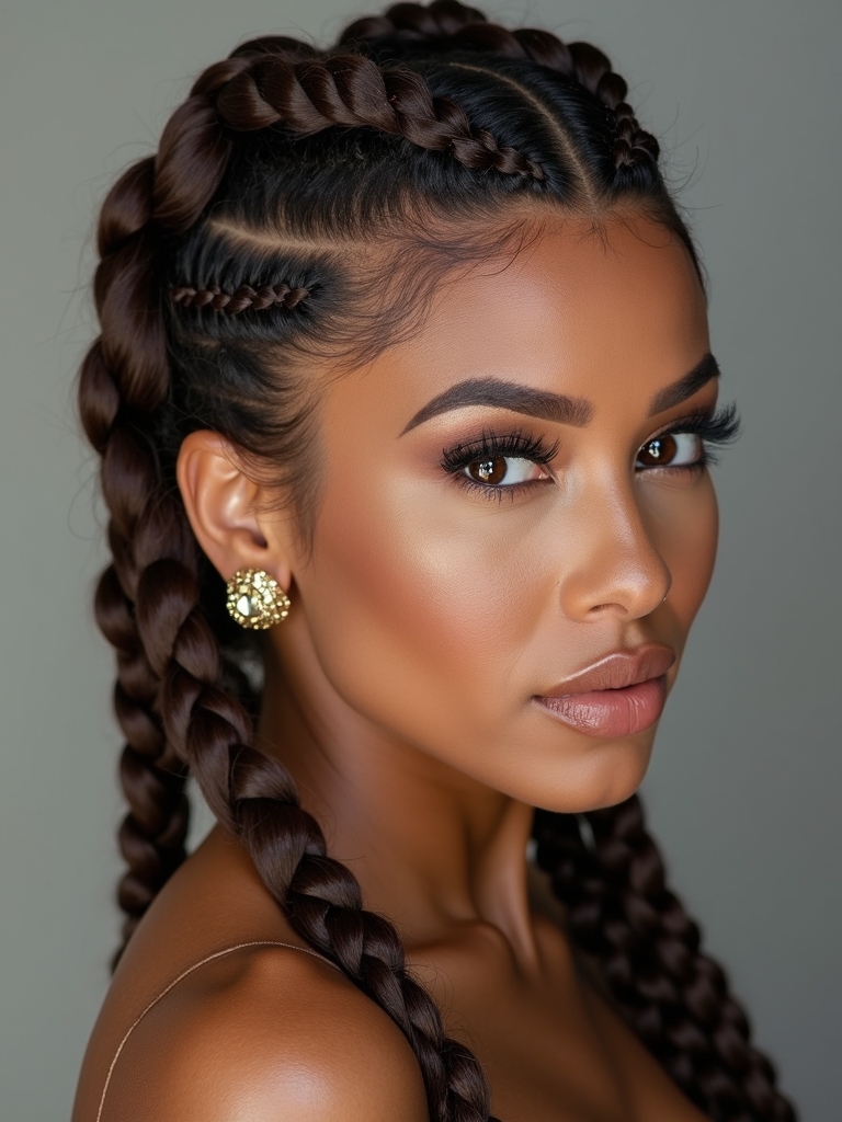 unique braided engagement hairstyles