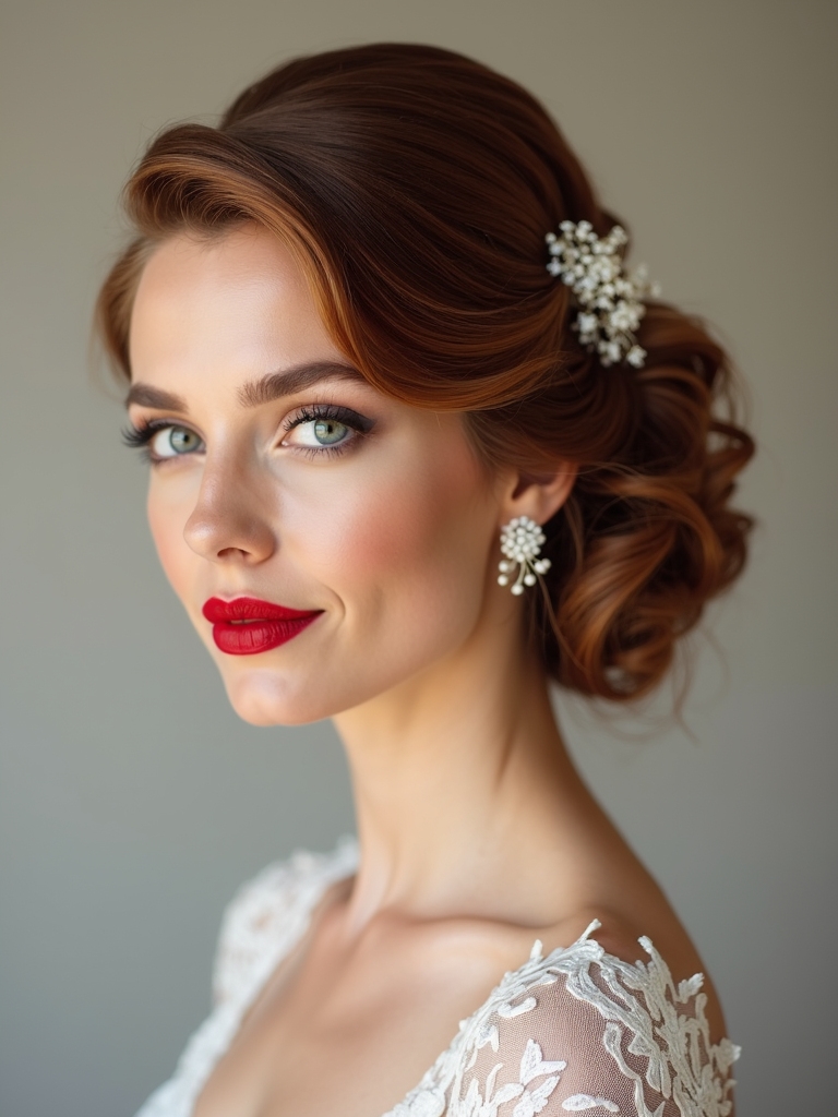 veil and updo harmony