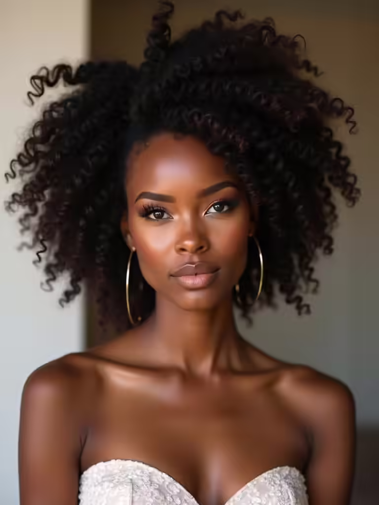 versatile black hair bridesmaid hairstyles