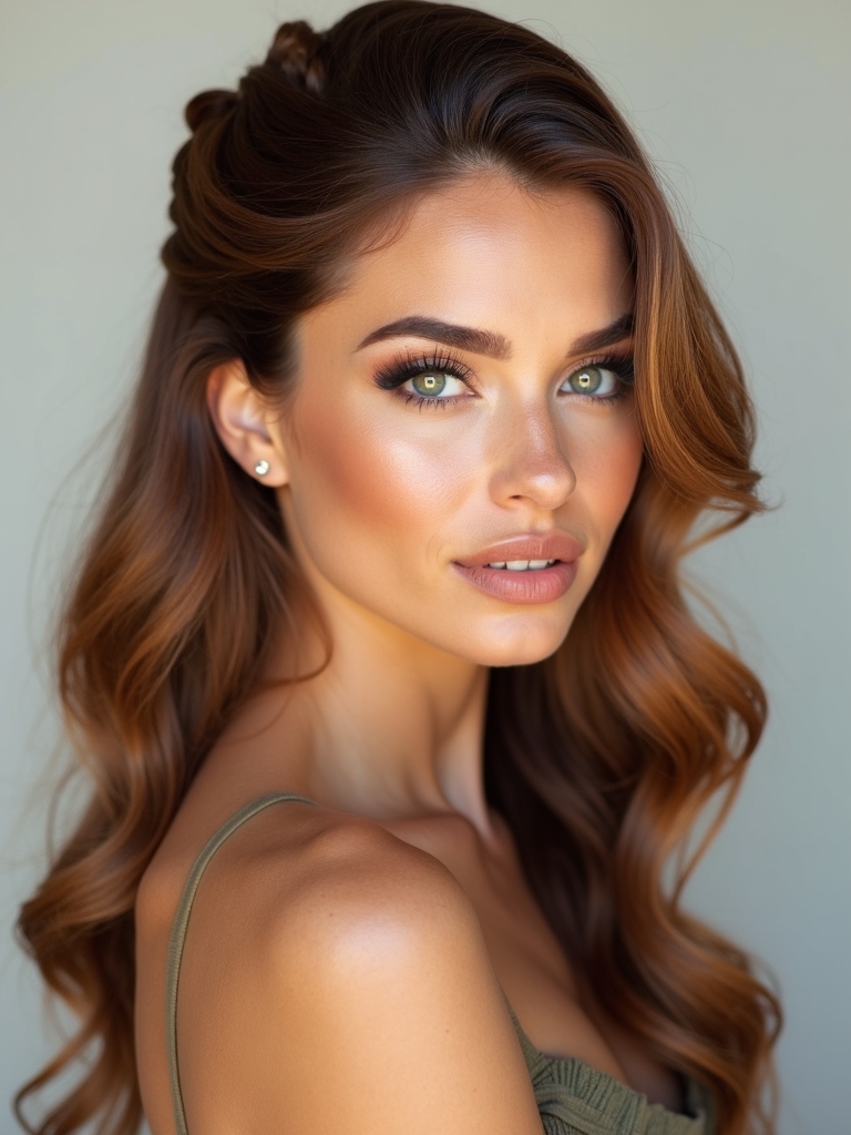 versatile half up hairstyles elegance