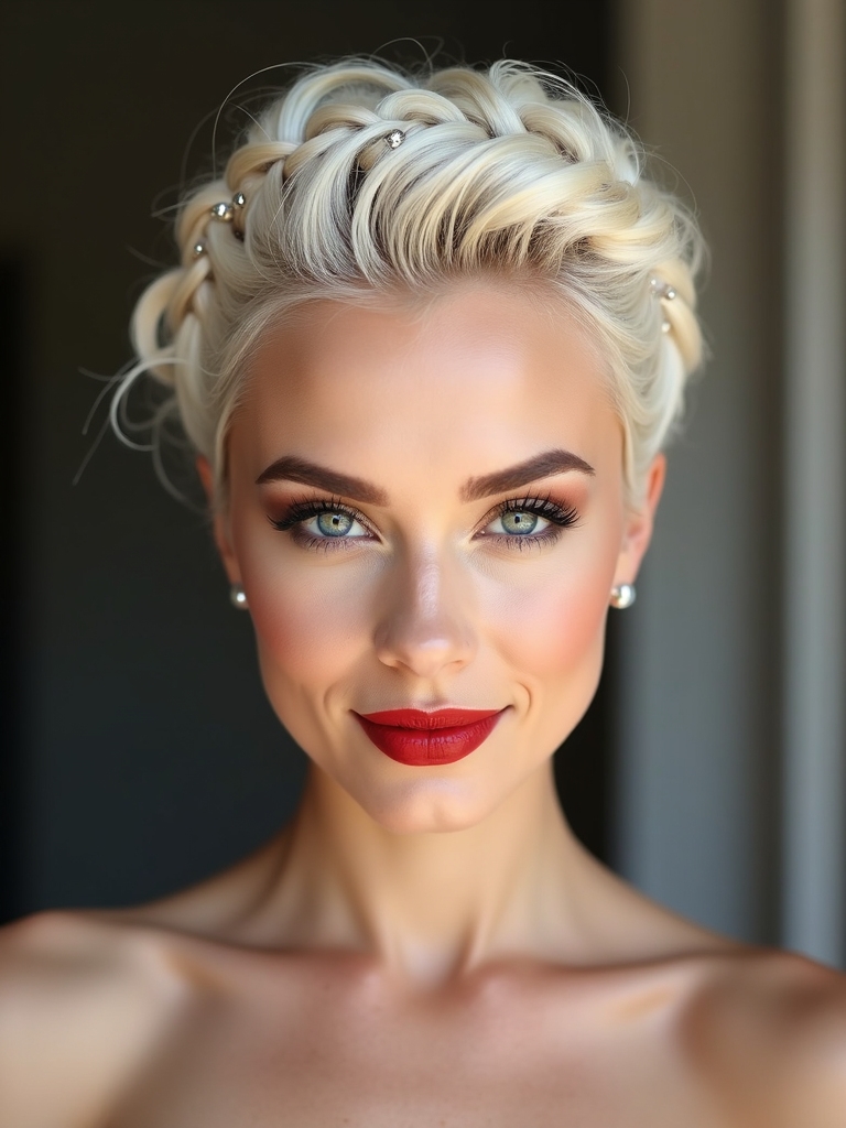 versatile short hair braids