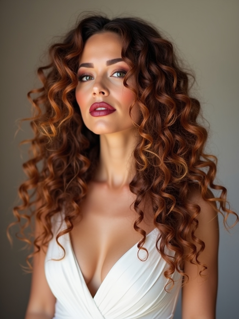 vintage curls modern elegance