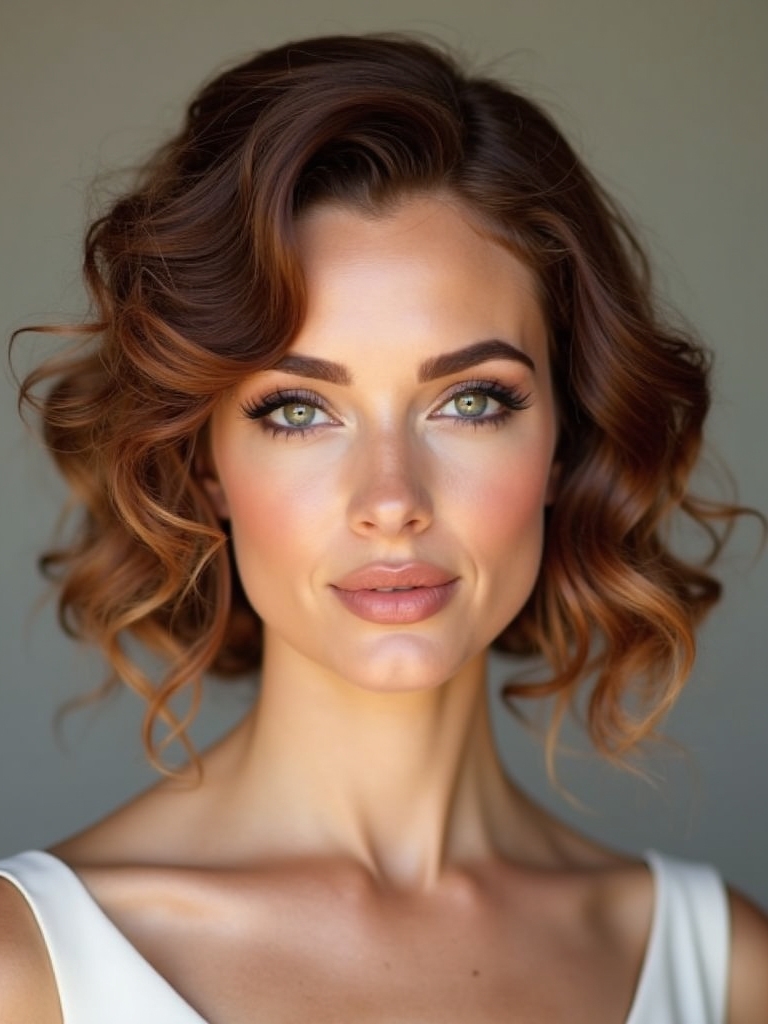 vintage curls with modern hold