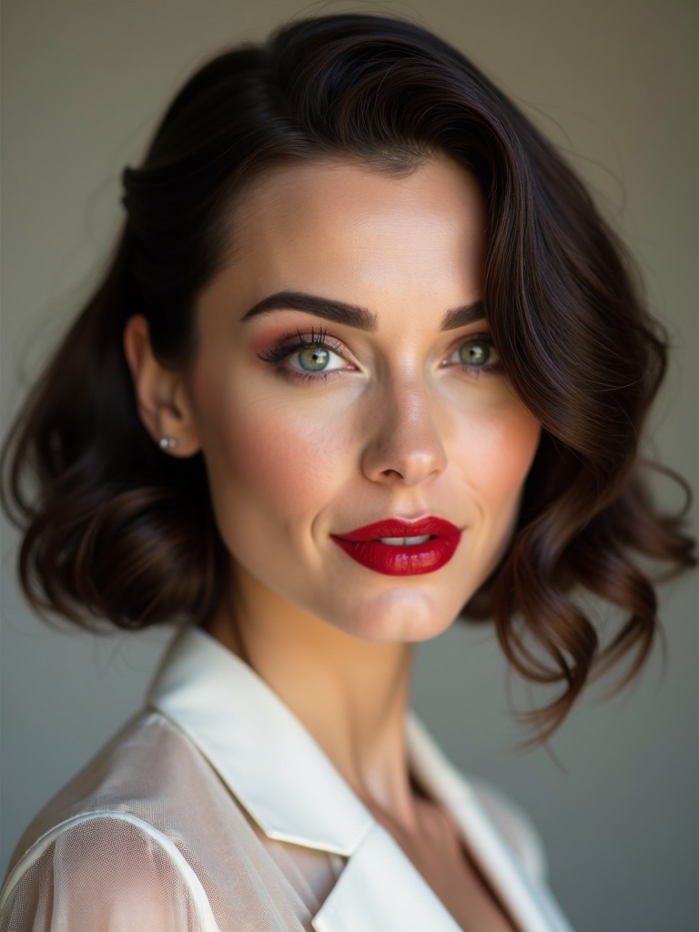 vintage glam short hairstyles