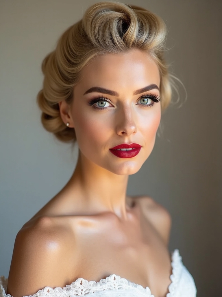 vintage glamour hair twists