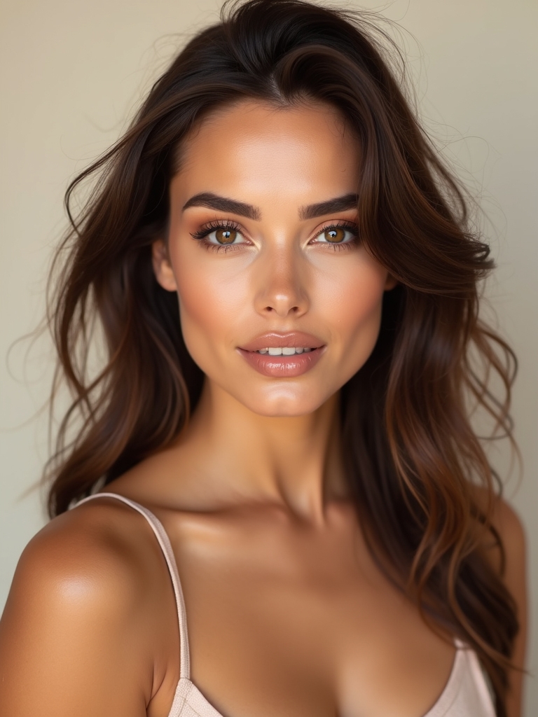 warm bronze and gold makeup