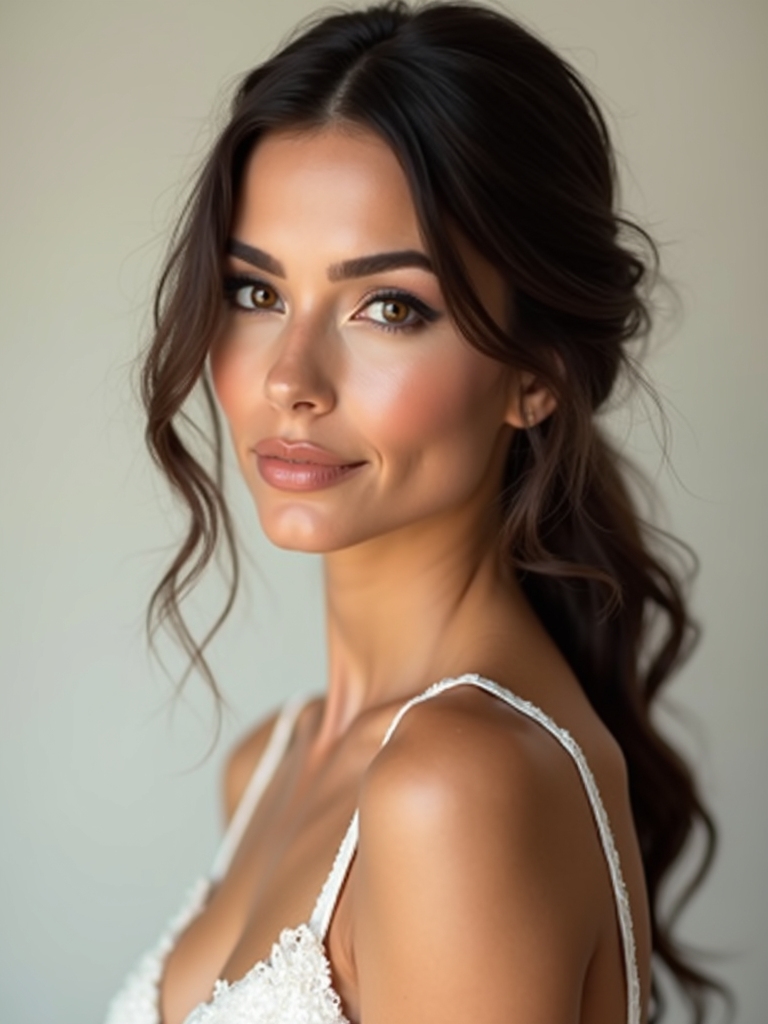 warm bronze smokey eyes