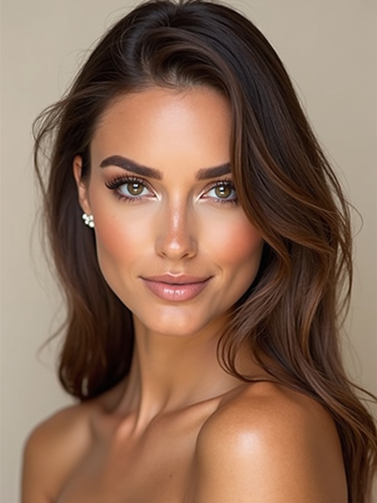 warm caramel eye glow