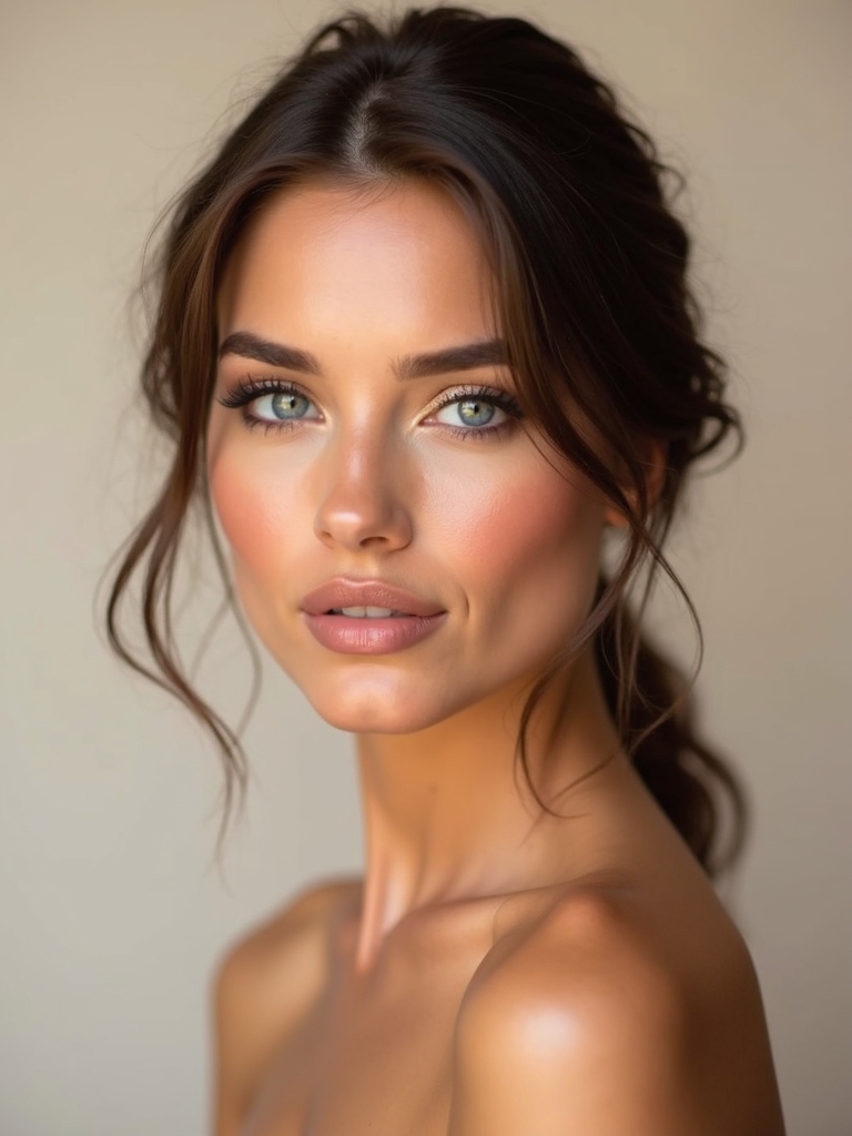 warm glow for blue eyes