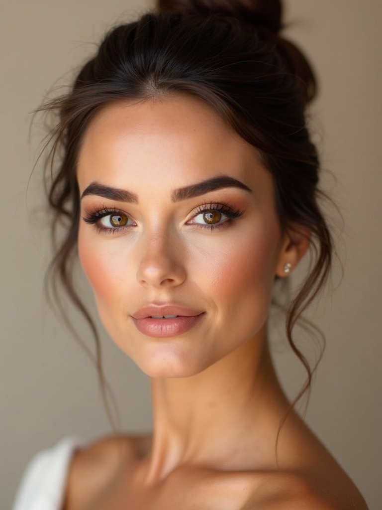 warm tones enhance wedding look