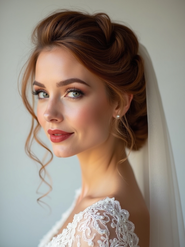 waterfall braid veil harmony