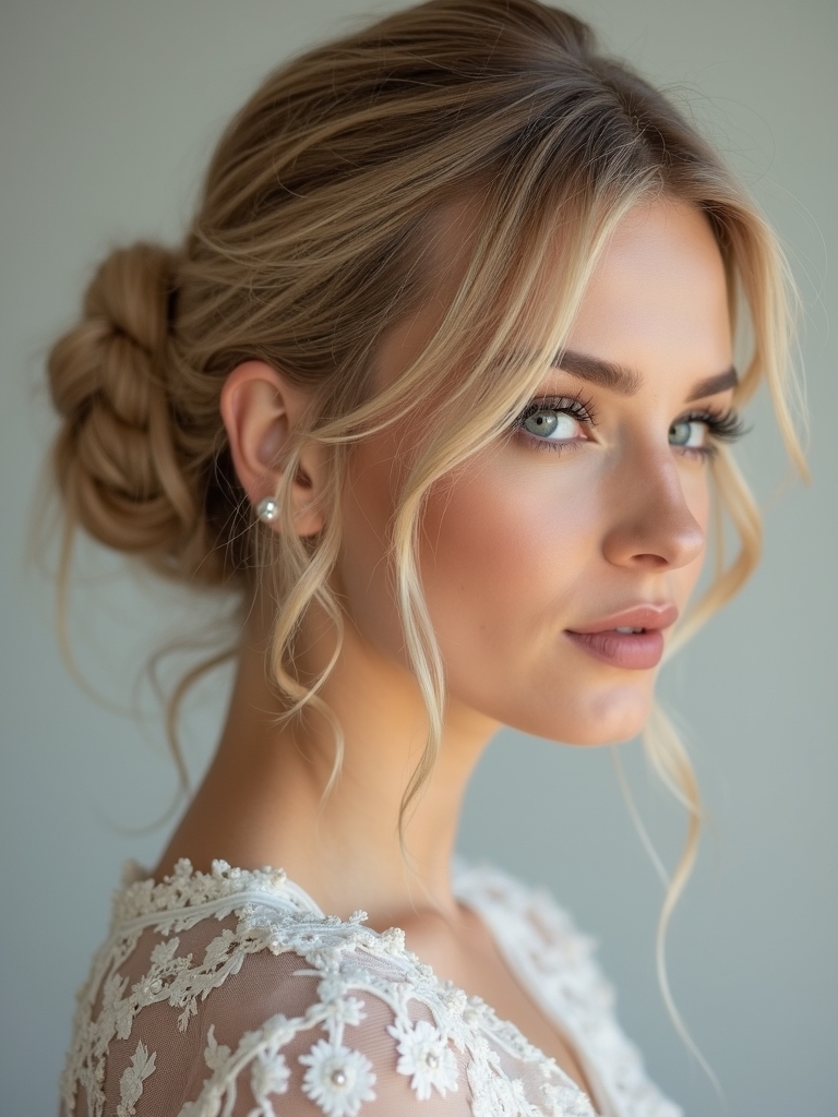wedding bun hairstyle ideas